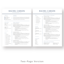 Load image into Gallery viewer, Executive Resume Template for Word. 2 Page CV Template with Cover Letter and References Templates. Modern resume format. Curriculum Vitae

